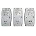 Wireless Remote Control Outlet Switch Socket 3 Pack (3 Outlets) BATTERY INCLUDED