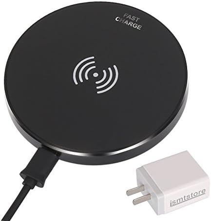 Wireless Charger Quick Charge 3.0 with wired, Ismtstore Charger Kit for Fast Charging Pad Stand for Galaxy Note 8/5 S8/S8 Plus S7/S7 Edge S6 Edge Plus, QI Standard Charge for iPhone X iPhone 8/8 Plus