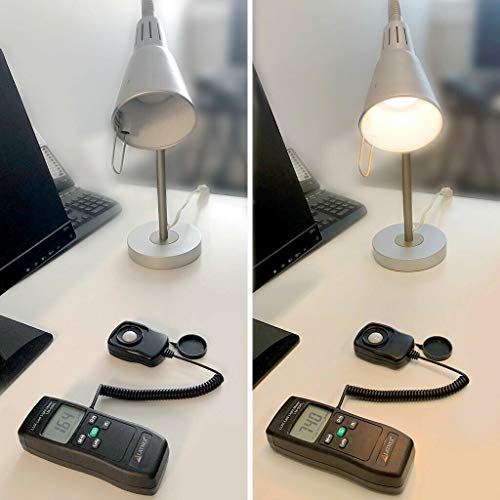 LATNEX Light Meter LM50KL Measures Lux/Fc LED/Fluorescent