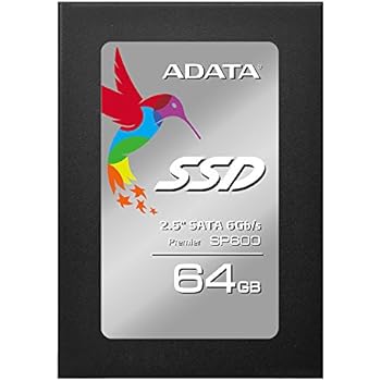 ADATA Premier SP600 64GB 2.5 Inch SATA III Best Upgrade Solution Solid State Drive (ASP600S3-64GM-C)