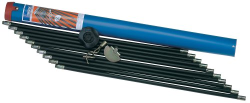 Draper 9M 13 Piece Polypropylene Drain Rod Set in Case - 53856