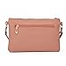 Jiaruo Women Vintage Girls Hollow Out Sling Leather Crossbody Bag Handbag Purse (pink 2)