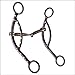 Aime Imports Westen at Dot Snaffle Long Sliding Gag Bit