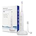 BROADCARE Electric Toothbrush Waterproof Power Rechargeable Sonic Toothbrush with 3 Brushing Modes and Replacement Head ( White )