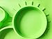 Ledsolver Food Grade Silicone Baby Plate and Baby Bib, Baby Suction Placemat for Toddlers(Green)