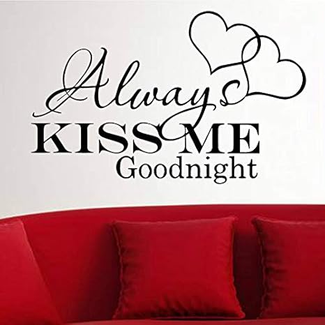 58x97cm bésame vinilo etiqueta de la pared para salon background ...
