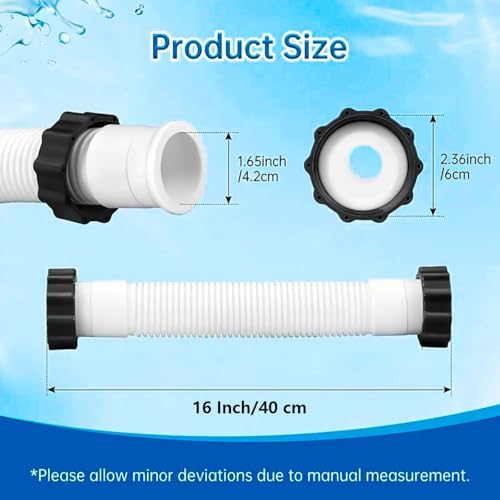 1-1/2 Inch 11535 Replacement Pool Hose for above ground pools - 1.5" photo 7