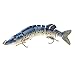 iLooper 9-Segement Pike Fishing Lure Baits with Mouth, Fishing Lures Swimbait Hard Bait (Length 4.9inch, Weight 0.71oz)
