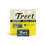 Treet Super Single Edge Wrapped Razor Blades 12 Pks of 5 in Each