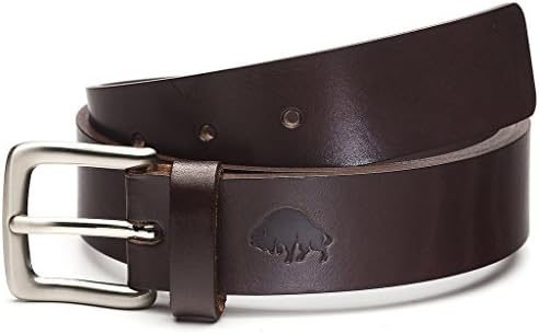 Ezra Arthur No. 1 Belt | Brown/Nickel Buckle