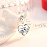 Miofula Preserved Real Rose Gift Box with Necklace & Earrings for Her view 2