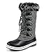 ARCTIV8 Women's Winter Cold Weather Mid High Faux Fur Snow Boots