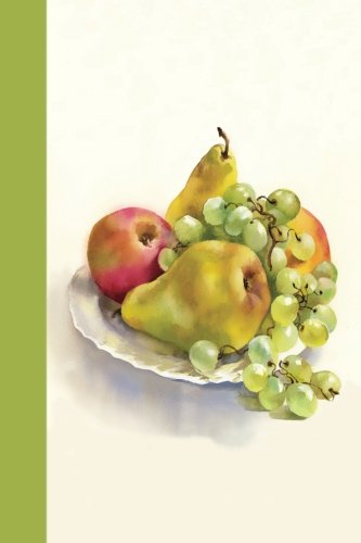 Download Sketchbook: Fruit Bowl 6x9: Blank journal with 160 unlined, unruled pages (Diet and Food)