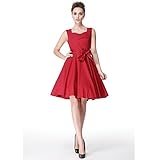 Heroecol® 50s 60s Hepburn Cap Shoulder Style Vintage Retro Swing Rockailly Dresses