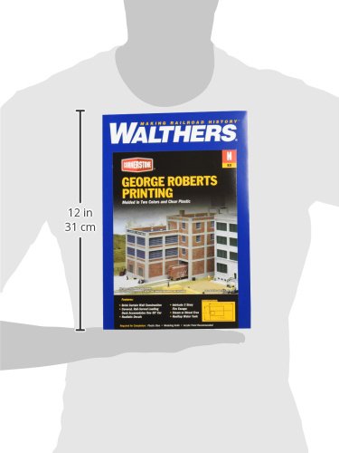 Walthers, Inc. George Roberts Printing Kit, 1/4" 11.2 x 19.3 x 18.1cm