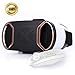 Sunnyfair 3D VR Headset Virtual Reality Glasses For Play Your Best Mobile Games & 360 Movies , More Comfortable VR Glasses Goggles Plus Special Adjustable Eye Care System