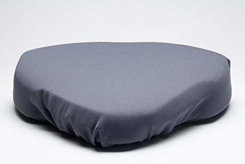 SITTS Posture Cushions Integral Skin 4 in Memory-like 1 inch Serene Pad-Soft Wedge Cushion helps Reduc Sciatic Pain with Ergonomic Correction at Computers/Office Chair Seats & Cars Seat. Endless Uses,
