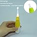 Baby Sonic Electric Toothbrush Battery with 3 Tooth Brush Heads 1-8 Years Old,yellow