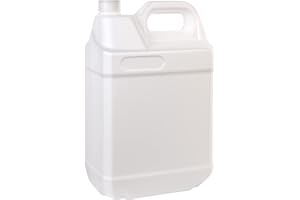 BPFY 1 Pack 2.5 Gallon Clear Plastic Jugs with Lids, Water Jug Storage Containers with Ergonomic Handle, HDPE Containers for Water, Sauces, Beverage, Soaps, Liquids