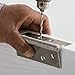 xhlife Folding Butt Hinges 304 Stainless Steel 3 Inch and 2 Inch Long for Cabinet Gate Closet Door 20pcs with 120 Screws Silver Tone Home Furniture Hardware Door Hinge