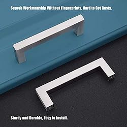 POWPULL 10Pack 5in Cabinet Pulls Brushed Nickel