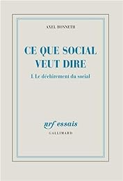 Le  déchirement du social