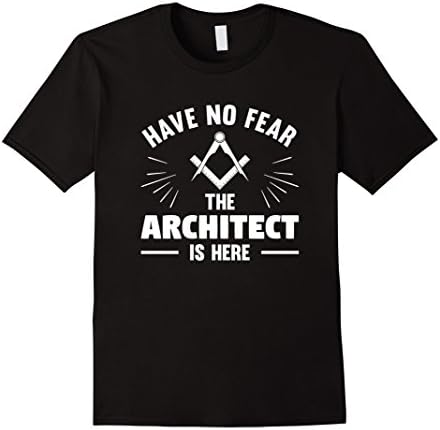 Mens Funny Architecture T-Shirt | Have No Fear | Architect Gift 2XL Black