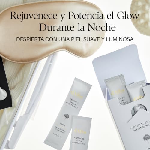 Pack de Máscara Vegan Noturna d'Alba com trufa branca italiana, sérum facial leave-in para pele seca e sensível, cuidados de pele coreanos (4 ml x 12 unidades)