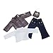 Emily Rose Plaid Jacket & Jeans Outfit - 18 Inch Doll Clothes/Clothing Fits American Girl and Other 18