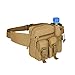 Wellvoo Tactical Waist Pack Pouch with Water Bottle Pocket Holder Waterproof Molle Fanny Hip Belt Bag