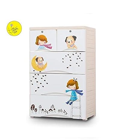 Buy Thetickletoe Fiber Plastic Chest Of Drawer Cabinet Storage