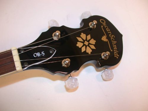 Oscar Schmidt OB5 Gloss Mahogany 5-String Banjo