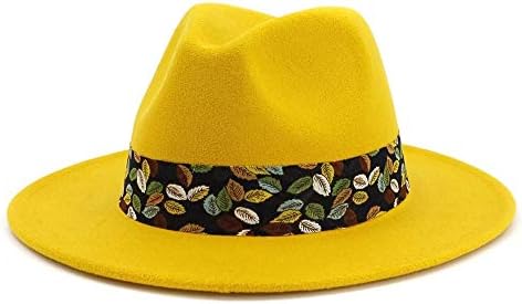 yellow felt hat