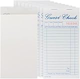 BELLE VOUS 100 Sheets Restaurant Pads Pack of 10 Single Page Order Pad view 1