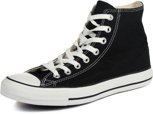 Converse chuck taylor all star hi top black(size: 9.5 u…