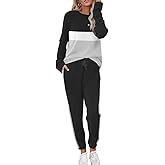 ETCYY NEW Lounge Sets for Women Two Piece Outfits Sweatsuits Sets Long Pant Loungewear Workout Athletic Tracksuits