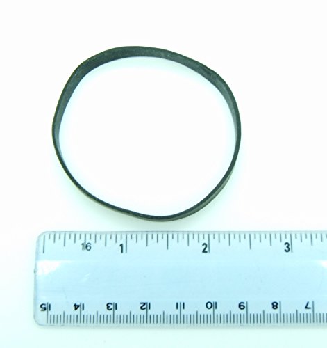 Black High Heat UV Resistant #64 Platinum Crepe Rubber Band Made in USA (3 1/2
