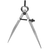 Anu Limen 6 Inch Spring Divider Caliper with Quenched Legs &ndash; Precision Measuring Tool for Woodworking and Metalworking, Carbon Steel Construction