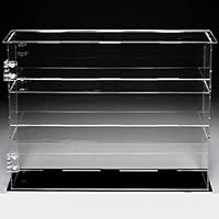 DIETSON Self-Assembly Acrylic Display Case Multilayer Clear Showcase Store Box Dustproof for Pop Figures Collectibles Toys, Need Remove The Protective Film (9.4x4.7x14.2inch; 24x12x36 cm)