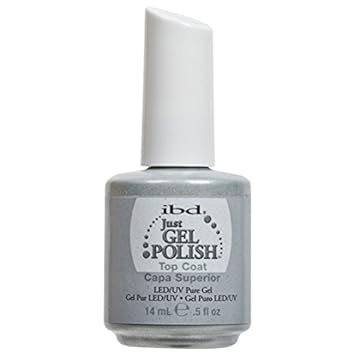 Amazon Com Ibd Just Gel Nail Polish Top Coat 0 5 Fluid Ounce Beauty