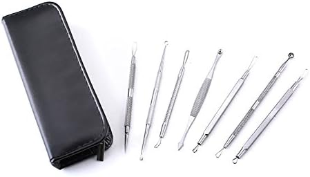 Blackhead Remover Pimple tool,7 Pieces Pimple Tools Kits Premium Stainless Steel Blemish Extractor Tool for Remove Acne Pimple