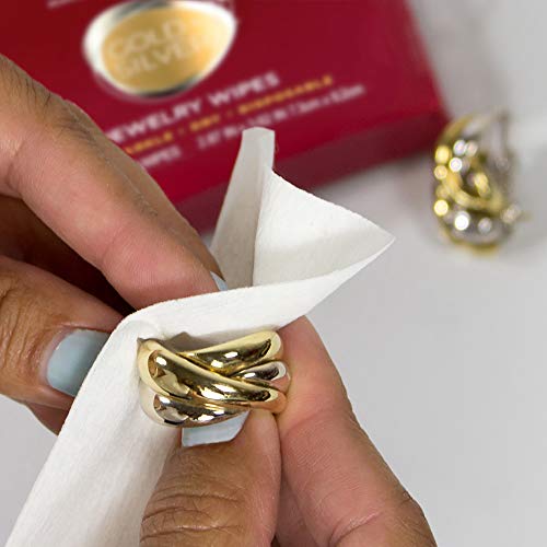 Connoisseurs Jewelry Wipes - 25 Count For Cleaning Gold & Silver Jewelry