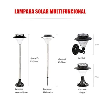 generic luminaria lampara solar de 18