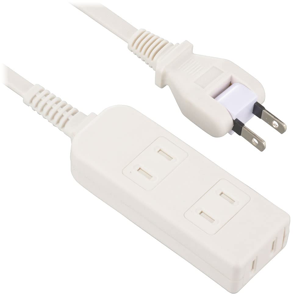 オーム電機 電源タップ ホコリシャッター いたずら感電防止対策 フリープラグ 安全タップ 3個口 10m ホワイトの商品画像