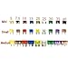 KANGQP 270 PCS Car Fuse Mini Small Medium Size Blade Fuse Assortment Auto Car Truck Motorcycle SUV Replacement Fuses - 5A 7.5A 10A 15A 20A 25A 30A 35A 40A