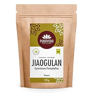 Jiaogulan 125g getrocknet – Gynostemma pentaphyllum – Frische Ernte – Top Qualität – handgelesen – Abgefüllt und…