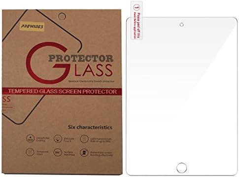 IPad 2 3 4 Glass Screen Protector,Prowings Bubble Free Installation, Anti-Fingerprint,Anti-Glare,Anti-Scratch, 9H HD Premium Tempered Glass for Apple iPad2 / iPad3 / iPad4 [0.26mm Thickness]