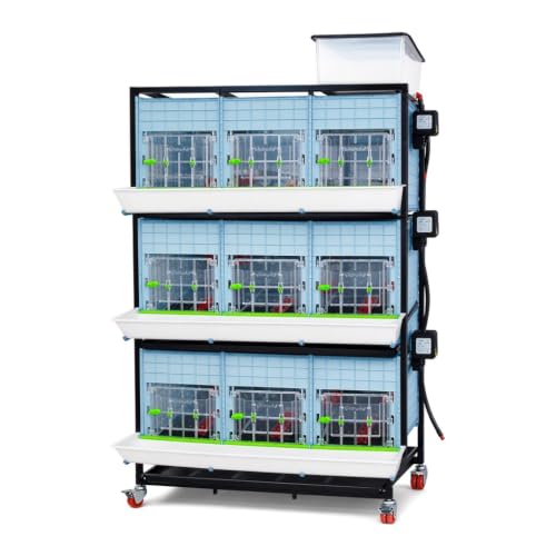 EBDRT 3-Tier Poultry Habitat