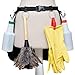 Professional Speed Cleaning Apron with 7 Pockets, Glove Holder, & Duster Holder - Speeds Up Cleaning, Saves Time