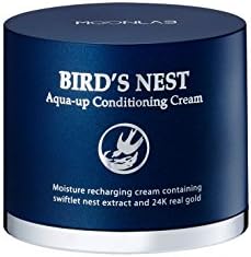 [MOONLAB] Bird’s Nest Aqua-Up Conditioning Cream – Maintain Youthful Skin With A Smooth and Wrinkle-Free Complexion, Contains 24K Pure Gold, 50g / 1.76 fl. Oz